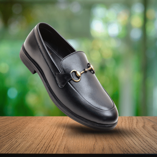 Black Classic Loafers For Men